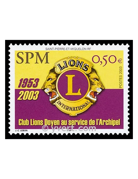 n° 808 -  Timbre Saint-Pierre et Miquelon Poste