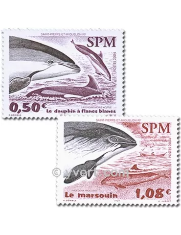 n° 812/813 -  Timbre Saint-Pierre et Miquelon Poste 2