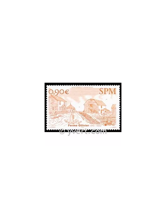 n° 814 -  Timbre Saint-Pierre et Miquelon Poste