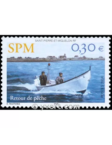 n° 815 -  Timbre Saint-Pierre et Miquelon Poste 2