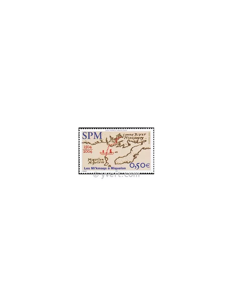 n° 818 -  Timbre Saint-Pierre et Miquelon Poste