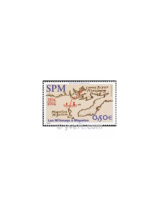 n° 818 -  Timbre Saint-Pierre et Miquelon Poste