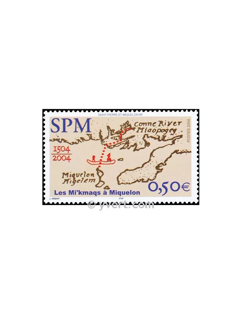 n° 818 -  Timbre Saint-Pierre et Miquelon Poste