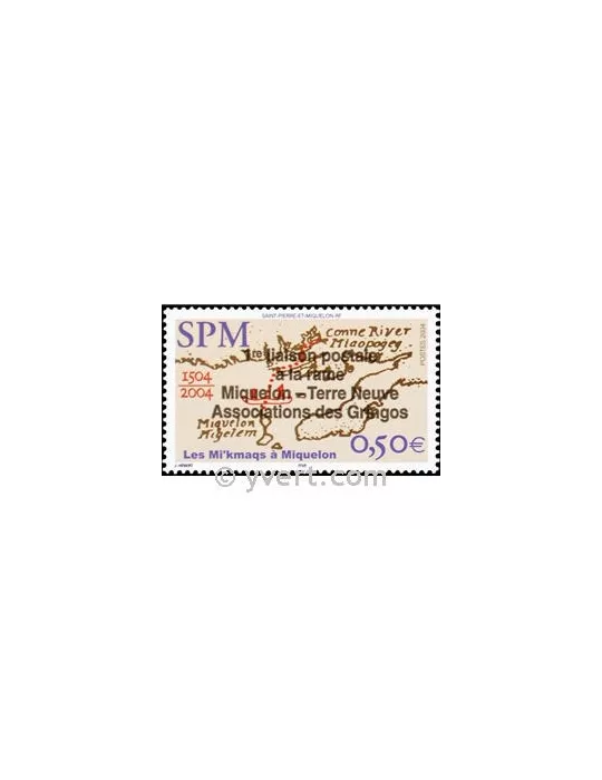 n° 819 -  Timbre Saint-Pierre et Miquelon Poste