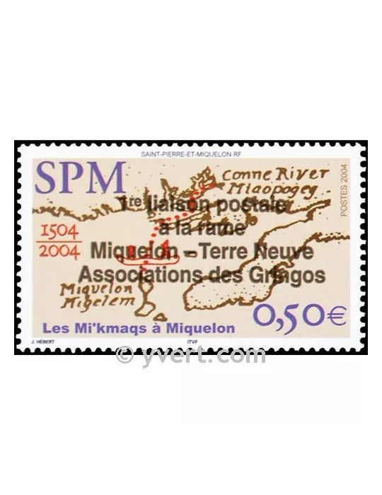 n° 819 -  Timbre Saint-Pierre et Miquelon Poste