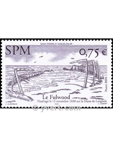 n° 822 -  Timbre Saint-Pierre et Miquelon Poste 2