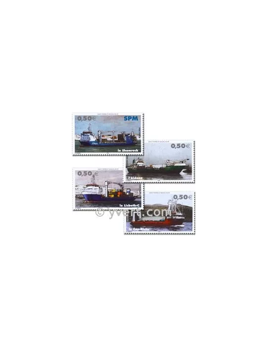 n° 823/826 (BF 10) -  Timbre Saint-Pierre et Miquelon Poste