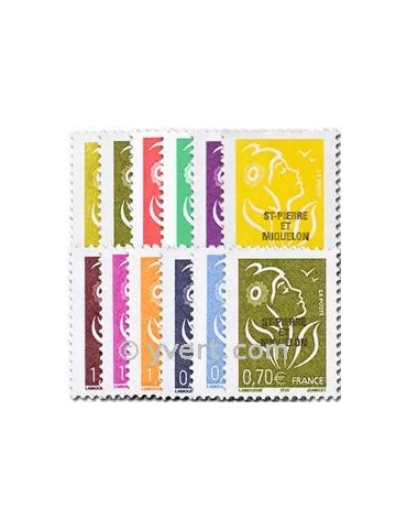 n° 829/839 -  Timbre Saint-Pierre et Miquelon Poste