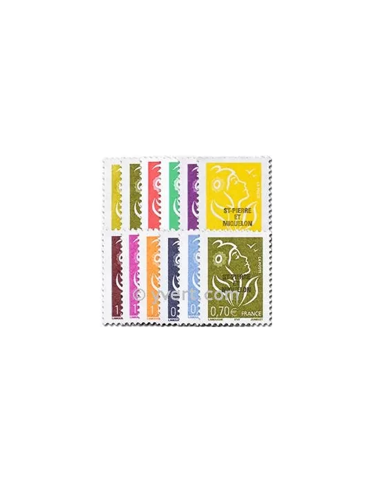 n° 829/839 -  Timbre Saint-Pierre et Miquelon Poste