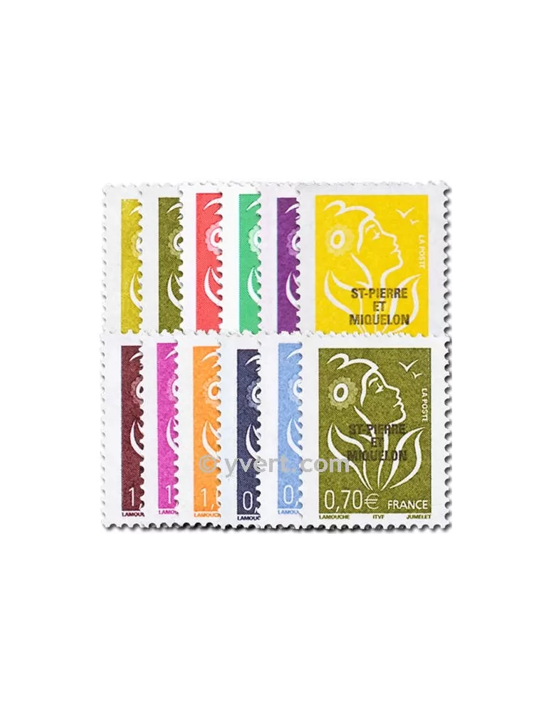 n° 829/839 -  Timbre Saint-Pierre et Miquelon Poste