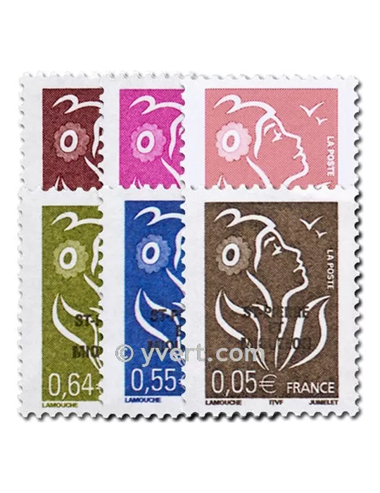 n° 845/850 -  Timbre Saint-Pierre et Miquelon Poste