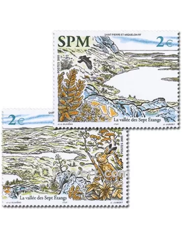 n° 853/854 -  Timbre Saint-Pierre et Miquelon Poste 2