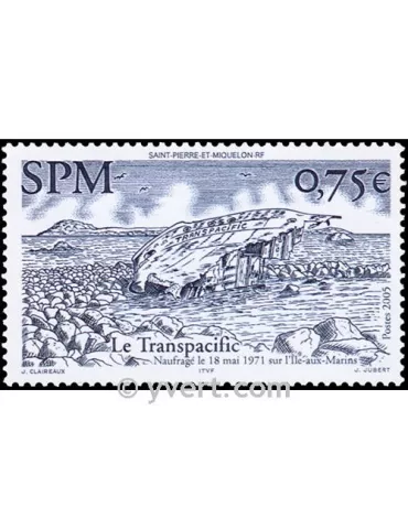 n° 857 -  Timbre Saint-Pierre et Miquelon Poste 2