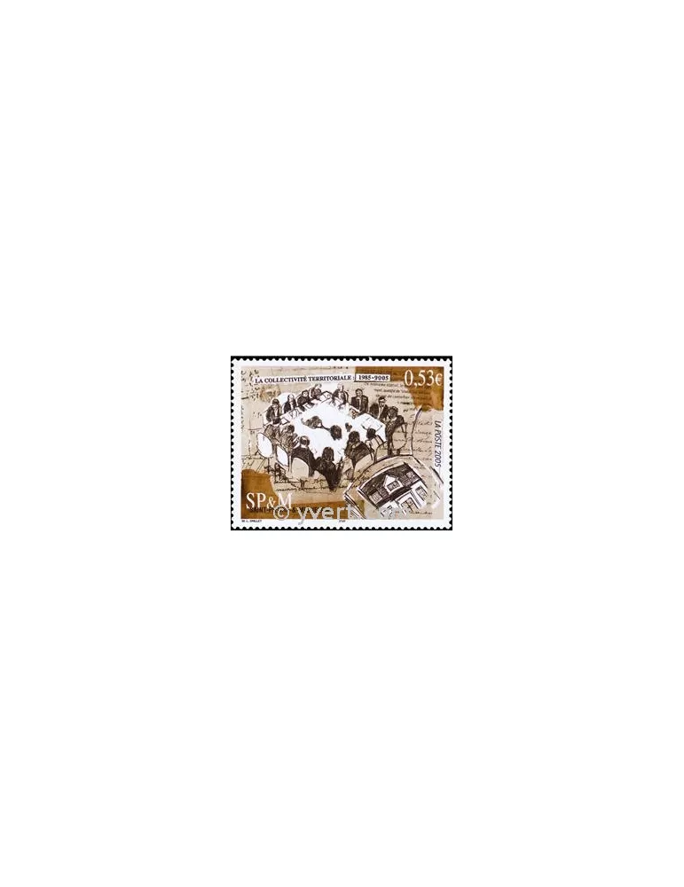 n° 858 -  Timbre Saint-Pierre et Miquelon Poste