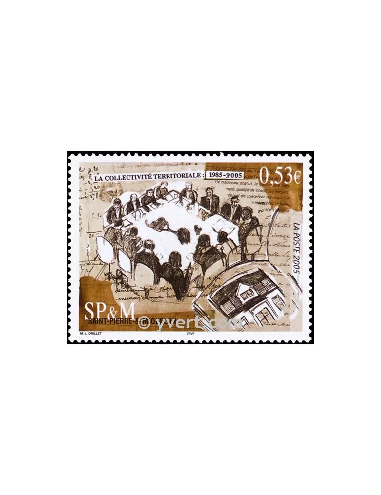 n° 858 -  Timbre Saint-Pierre et Miquelon Poste