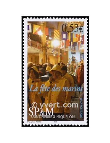 n° 861 -  Timbre Saint-Pierre et Miquelon Poste 2