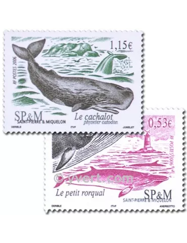 n° 863/864 -  Timbre Saint-Pierre et Miquelon Poste 2