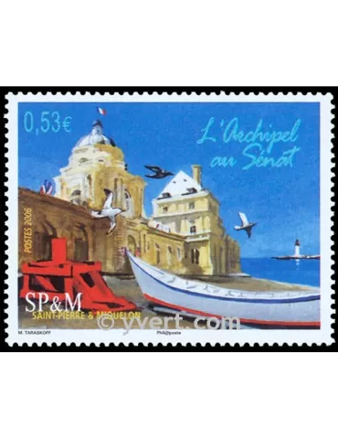 n° 866 -  Timbre Saint-Pierre et Miquelon Poste 2