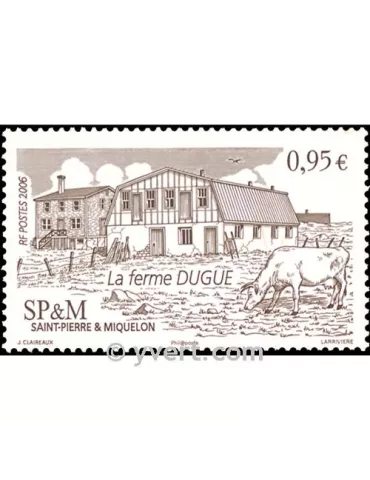 n° 875 -  Timbre Saint-Pierre et Miquelon Poste 2