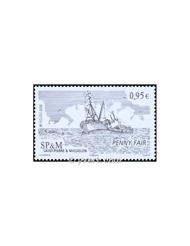 n° 876 -  Timbre Saint-Pierre et Miquelon Poste
