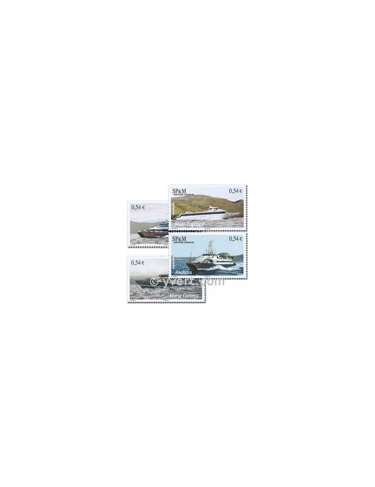 n° 877/880 (BF 11) -  Timbre Saint-Pierre et Miquelon Poste