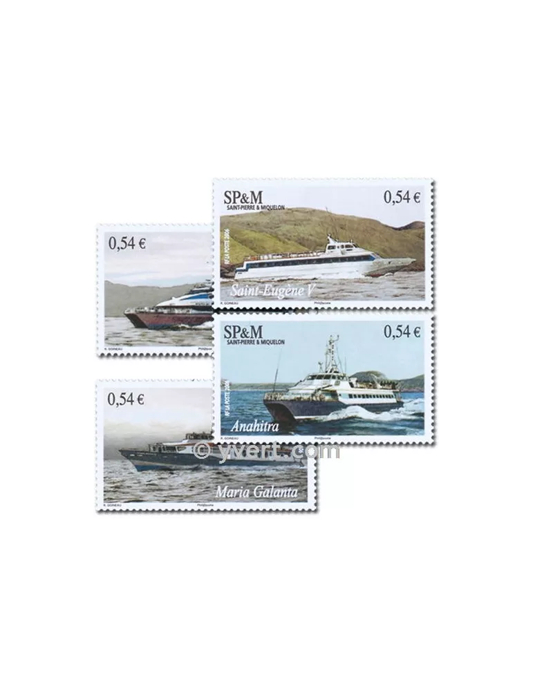 n° 877/880 (BF 11) -  Timbre Saint-Pierre et Miquelon Poste