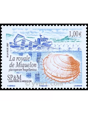 n° 884 -  Timbre Saint-Pierre et Miquelon Poste 2