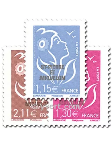 n° 894/896 -  Timbre Saint-Pierre et Miquelon Poste 2