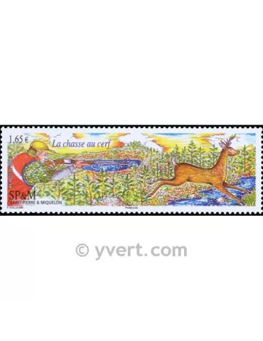n° 904 -  Timbre Saint-Pierre et Miquelon Poste 2