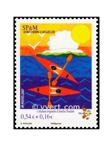 n° 909 -  Timbre Saint-Pierre et Miquelon Poste 2