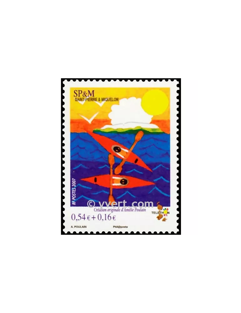 n° 909 -  Timbre Saint-Pierre et Miquelon Poste