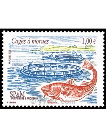 n° 913 -  Timbre Saint-Pierre et Miquelon Poste 2