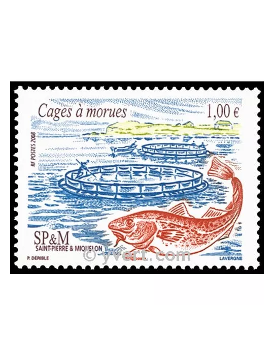 n° 913 -  Timbre Saint-Pierre et Miquelon Poste