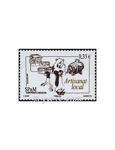 n° 917 -  Timbre Saint-Pierre et Miquelon Poste