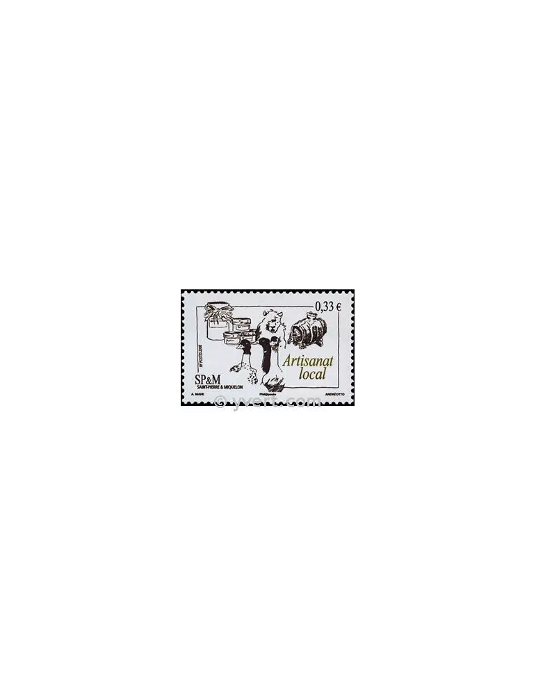 n° 917 -  Timbre Saint-Pierre et Miquelon Poste