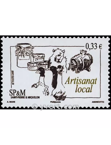 n° 917 -  Timbre Saint-Pierre et Miquelon Poste 2