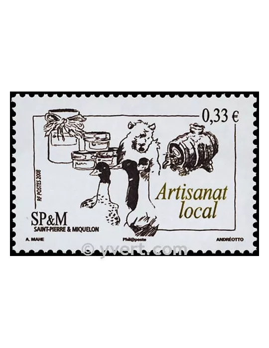 n° 917 -  Timbre Saint-Pierre et Miquelon Poste