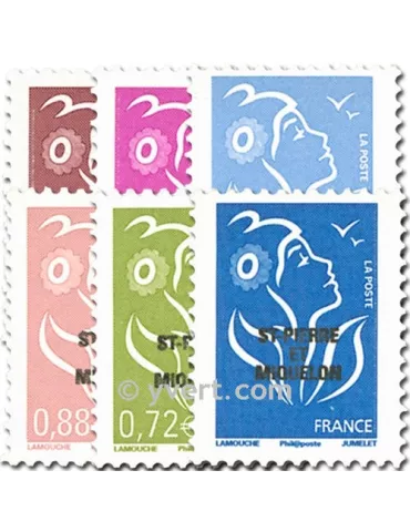 n° 918/923 -  Timbre Saint-Pierre et Miquelon Poste 2