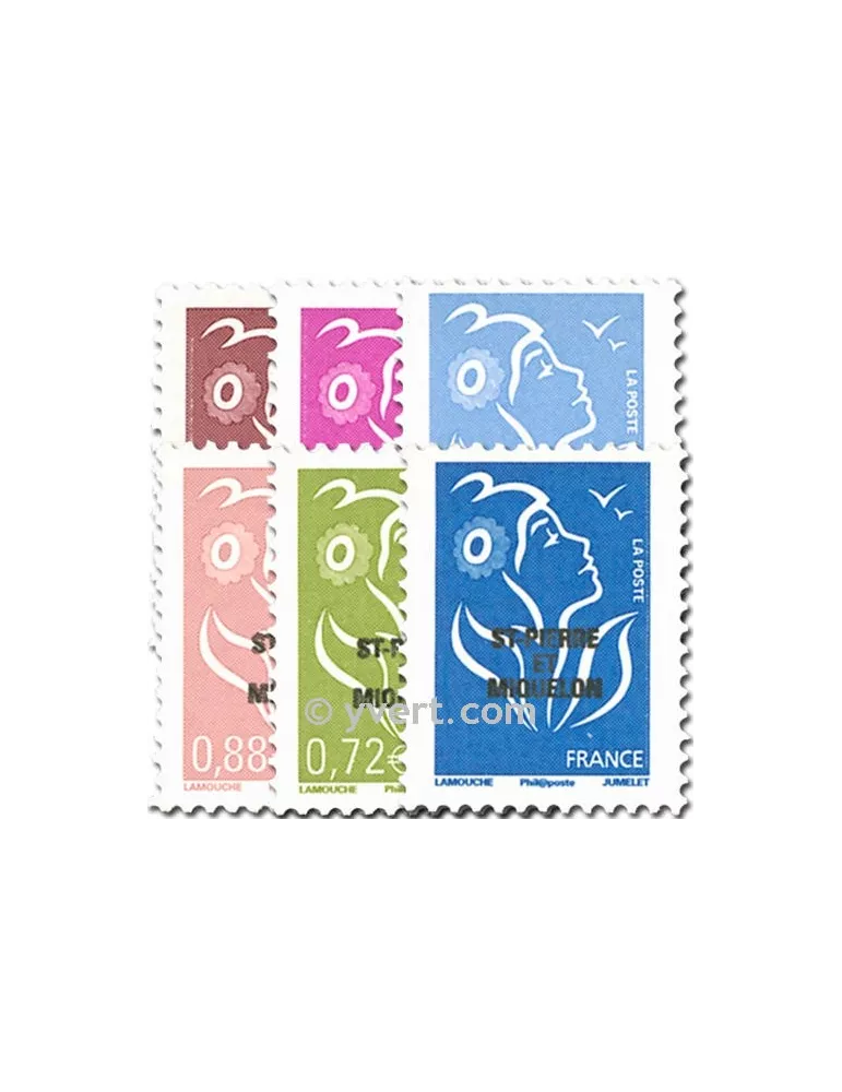 n° 918/923 -  Timbre Saint-Pierre et Miquelon Poste