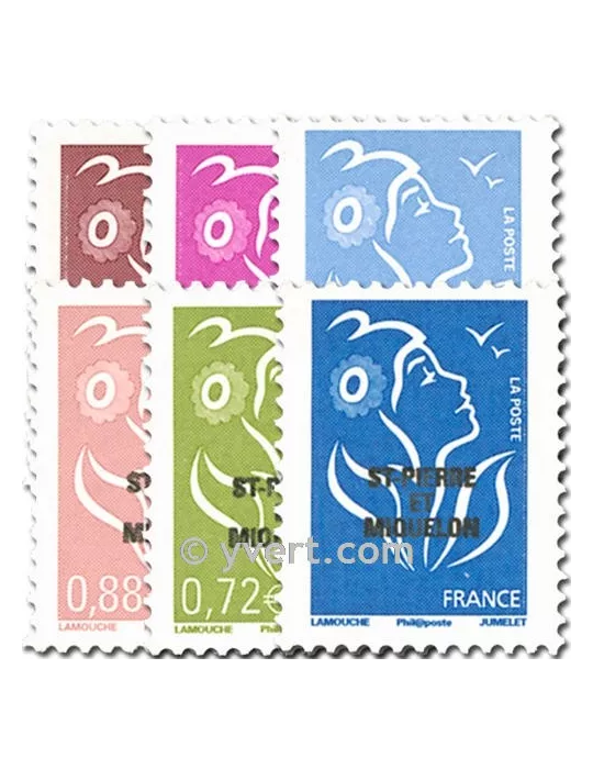 n° 918/923 -  Timbre Saint-Pierre et Miquelon Poste