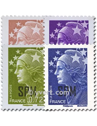 n° 941/944 -  Timbre Saint-Pierre et Miquelon Poste 2