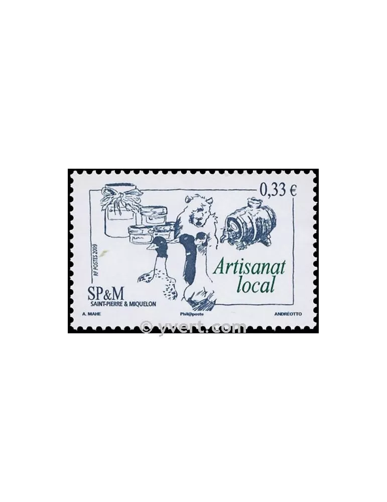 n° 947 -  Timbre Saint-Pierre et Miquelon Poste
