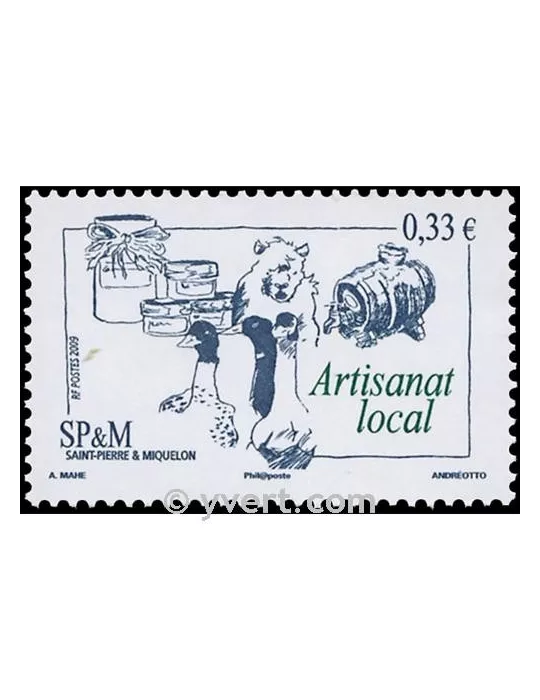 n° 947 -  Timbre Saint-Pierre et Miquelon Poste