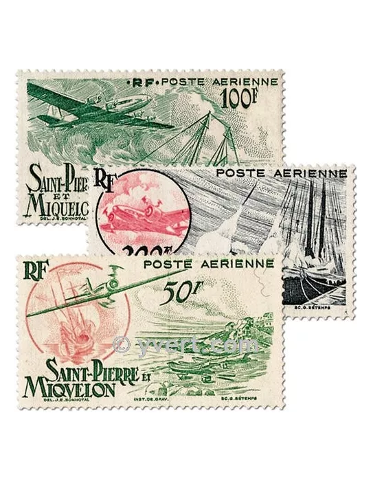 n° 18/20 -  Timbre Saint-Pierre et Miquelon Poste aérienne