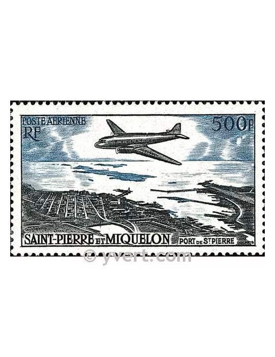 n° 23 -  Timbre Saint-Pierre et Miquelon Poste aérienne