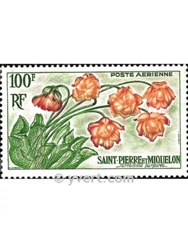 n° 27 -  Timbre Saint-Pierre et Miquelon Poste aérienne