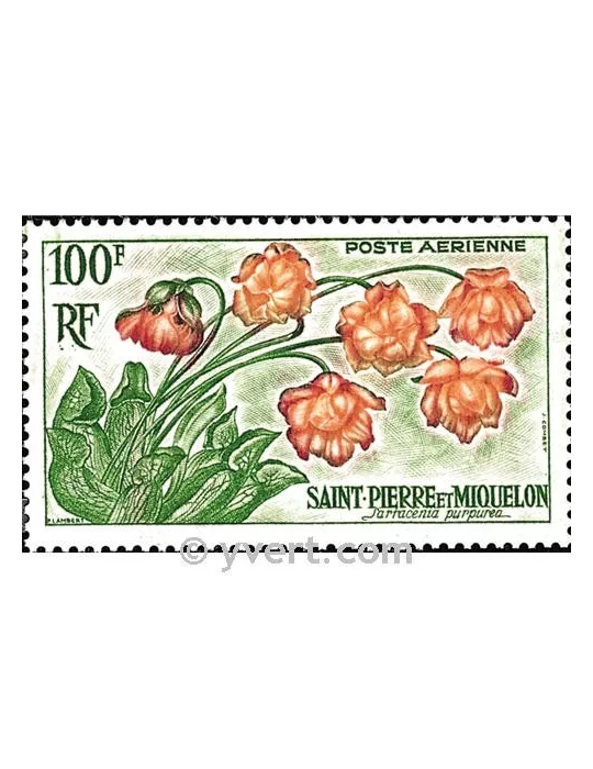 n° 27 -  Timbre Saint-Pierre et Miquelon Poste aérienne