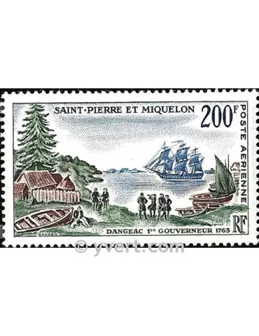 n° 30 -  Timbre Saint-Pierre et Miquelon Poste aérienne