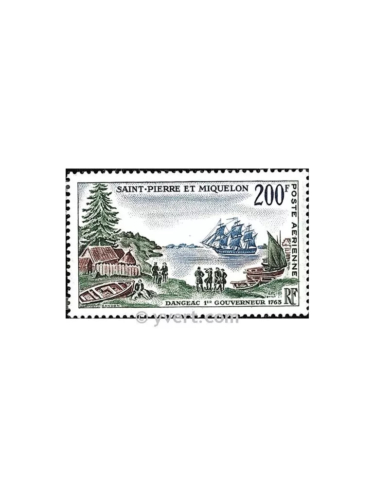 n° 30 -  Timbre Saint-Pierre et Miquelon Poste aérienne