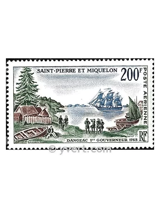 n° 30 -  Timbre Saint-Pierre et Miquelon Poste aérienne